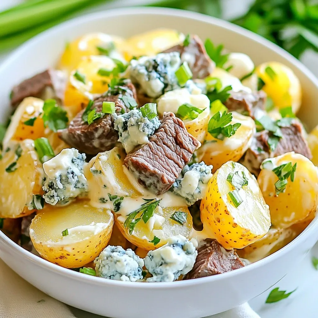 Steakhouse Potato Salad Creamy and Flavorful Delight