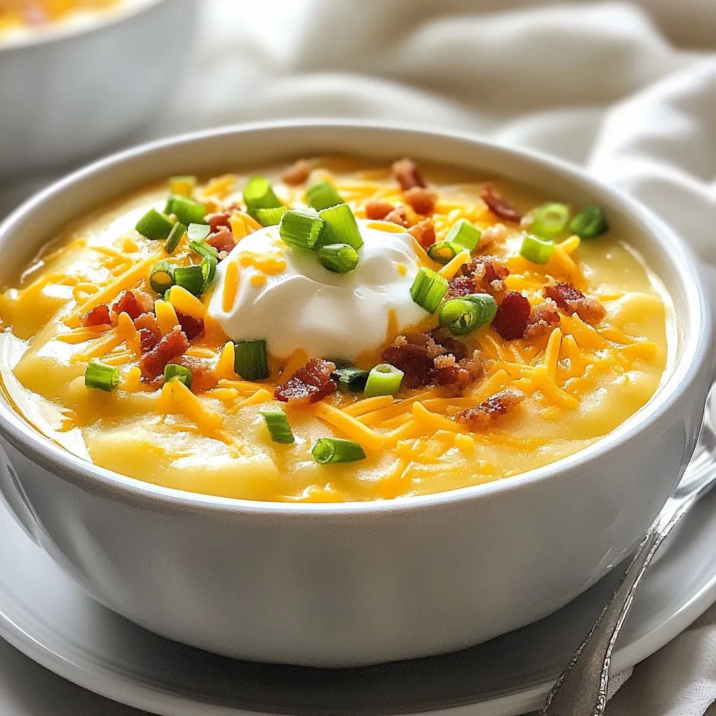 Loaded Baked Potato Soup Creamy and Comforting Delight