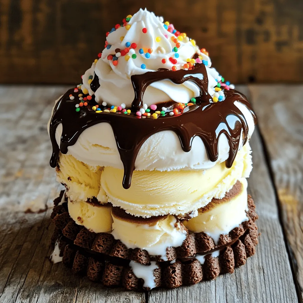 Classic Ice Cream Cake Delicious Treat for Everyone