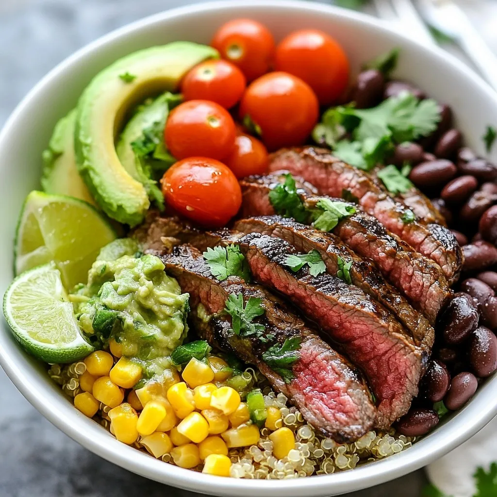 Cilantro Lime Steak Bowls Fresh and Flavorful Meal