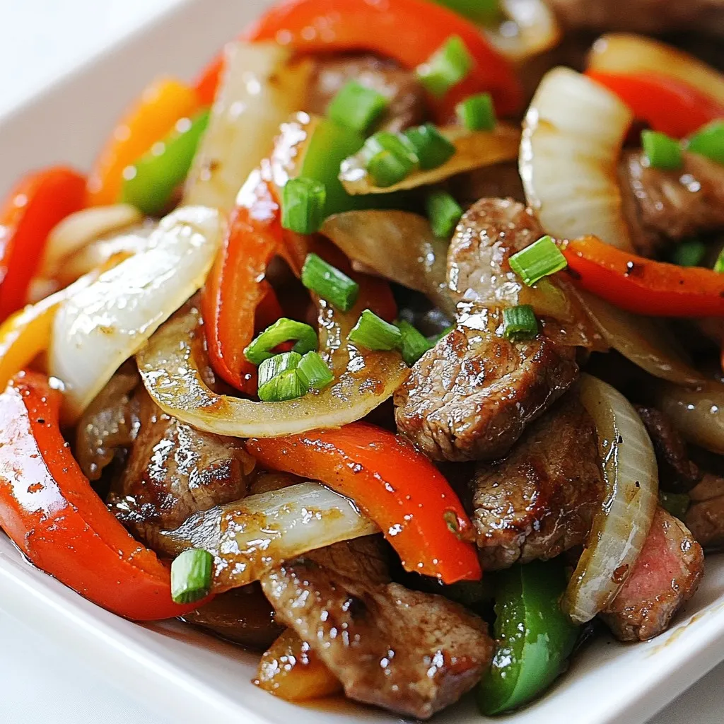 Chinese Pepper Steak &#038; Onions Flavorful Stir-Fry Delight