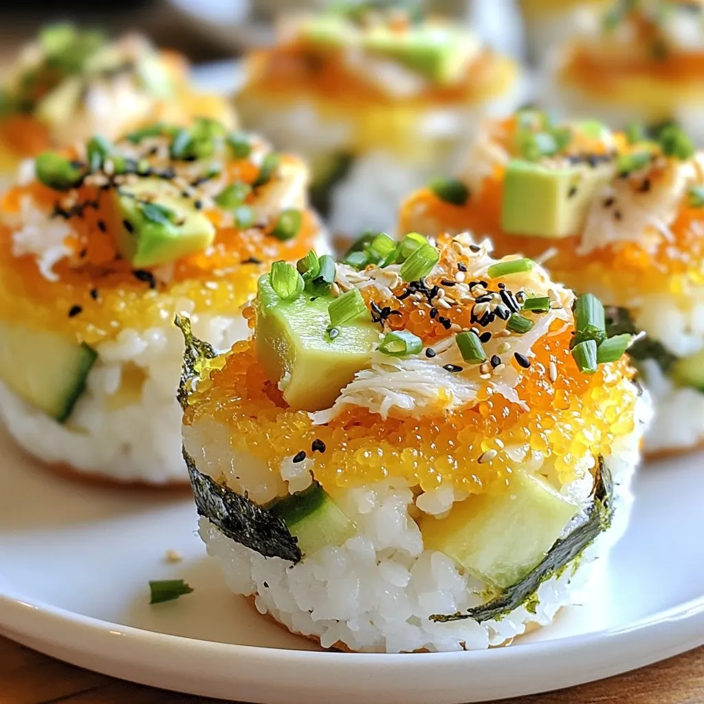 TikTok Sushi Bake Cups Tasty and Fun Snack Idea
