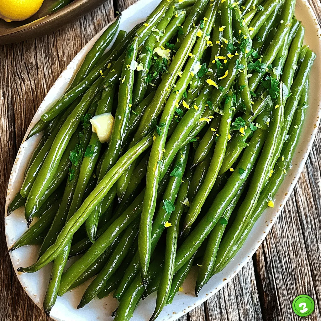 Garlic Butter Air Fryer Green Beans Deliciously Simple