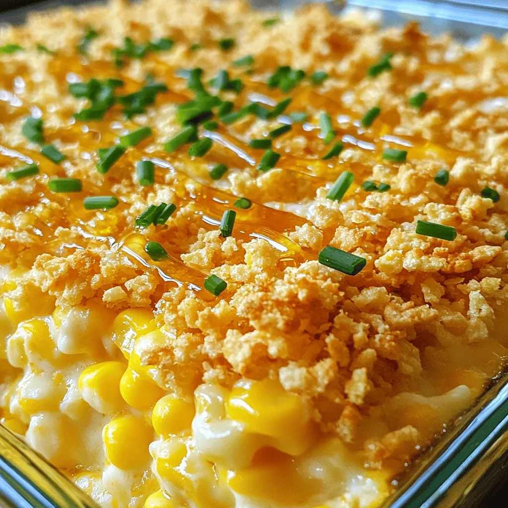 Honey-Glazed Corn Casserole Simple and Tasty Treat
