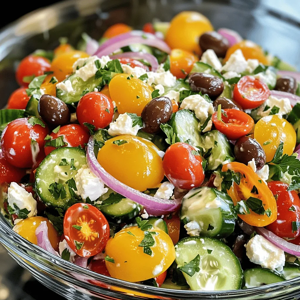 Creamy Greek Salad Fresh and Flavorful Delight