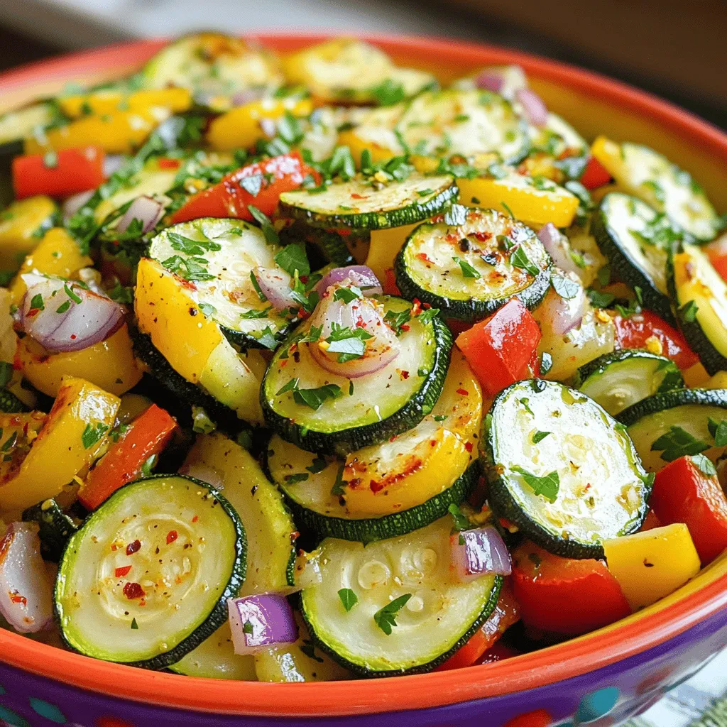 Flavorful Make-Ahead Zucchini Side for Easy Meals