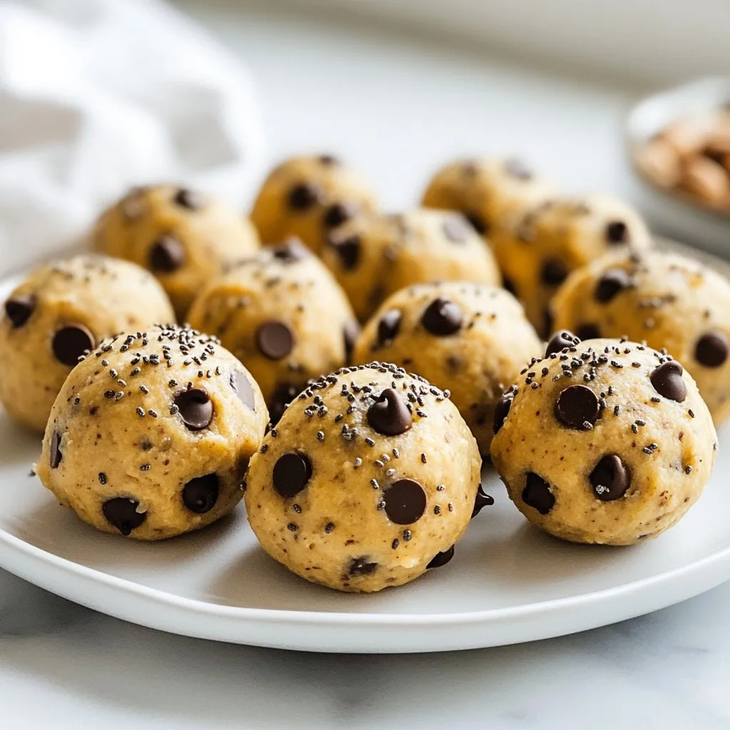 Protein Cookie Dough Bites Tasty Snack Idea