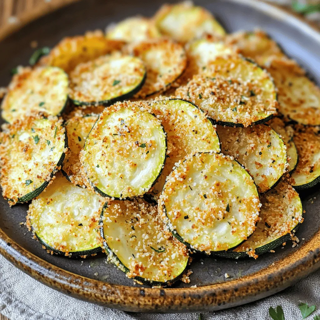 Air Fryer Parmesan Zucchini Chips Crispy Snack Delight