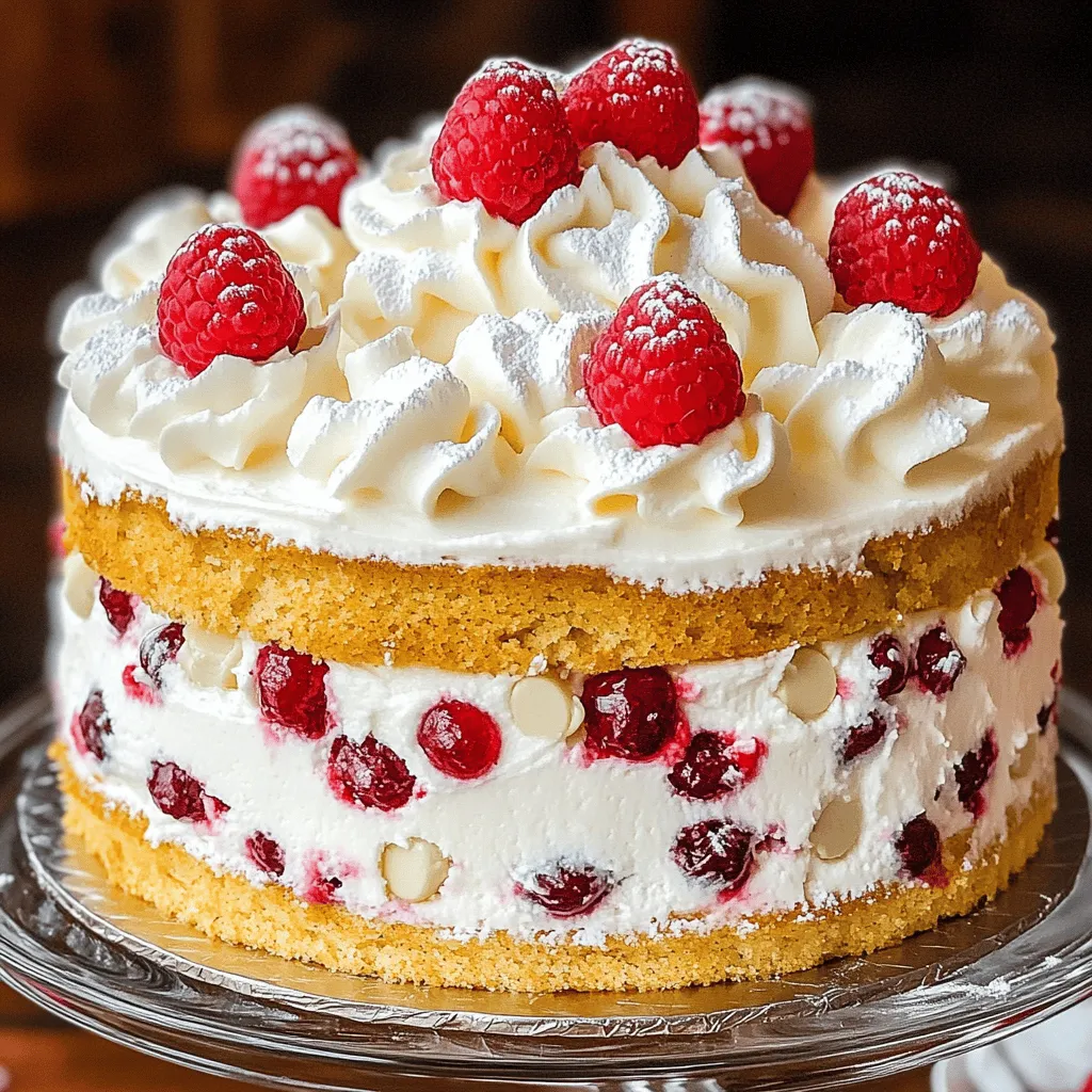 Fluffy White Chocolate Raspberry Cake Delightful Recipe