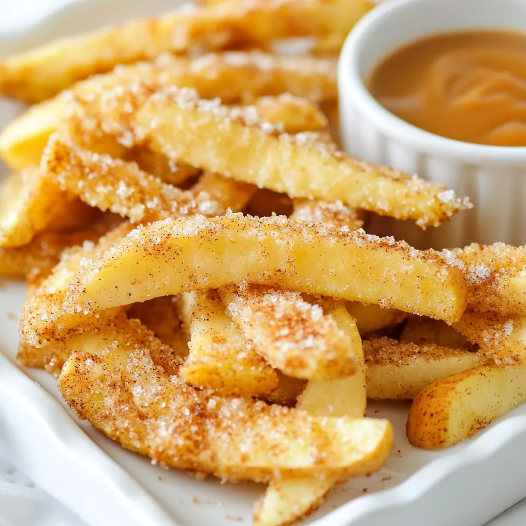 Air Fryer Apple Fries Crispy and Flavorful Snack