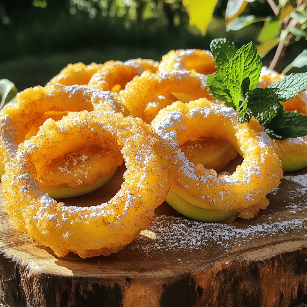 Fried Apple Rings Crispy Delight for Everyone