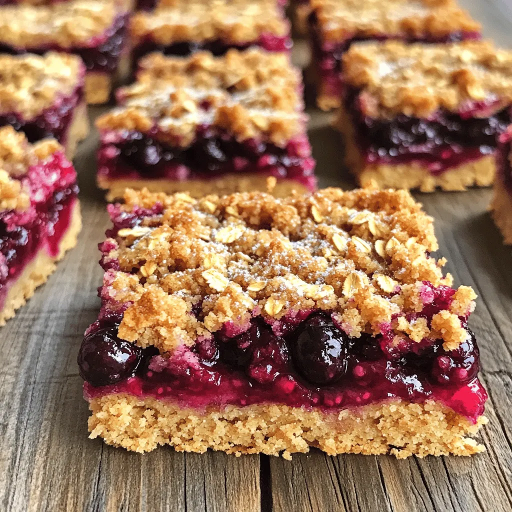 Huckleberry Crumb Bars Delightful and Easy Recipe