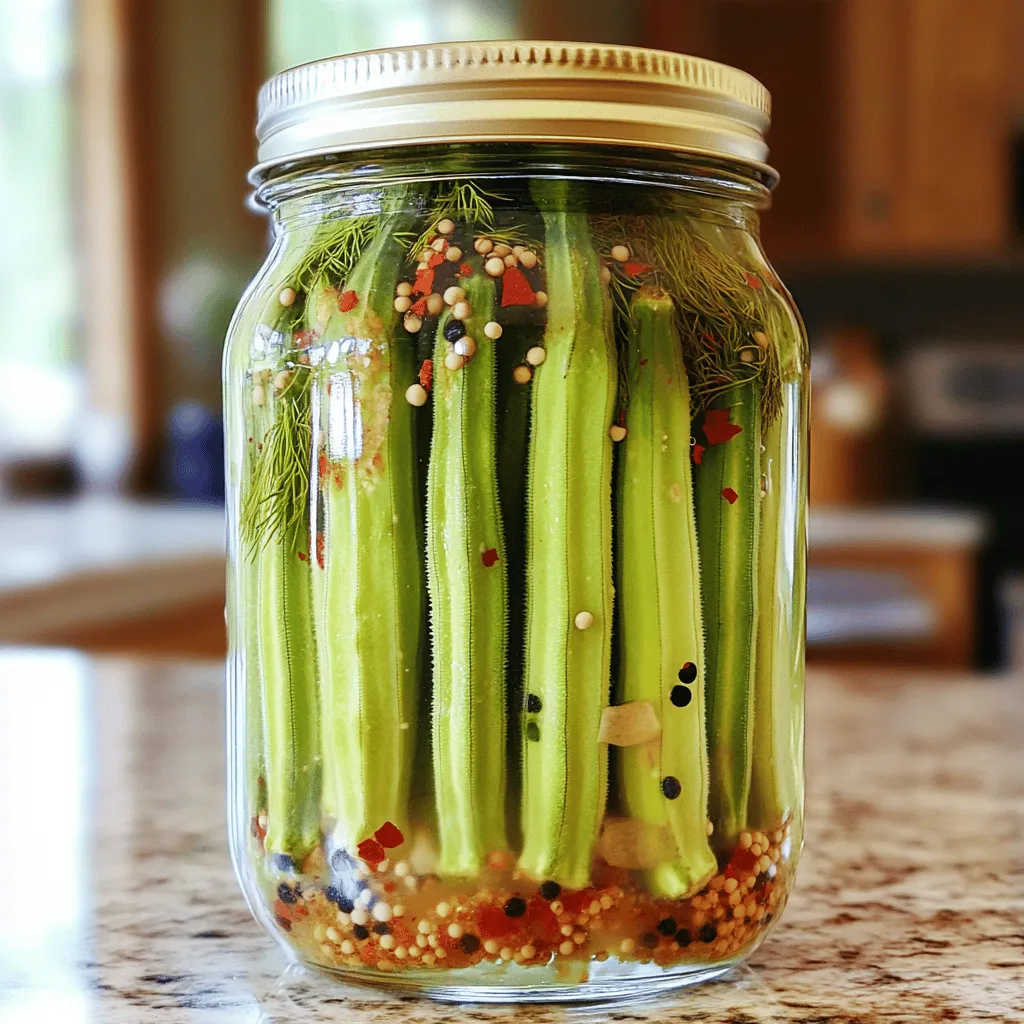 Quick Refrigerator Pickled Okra Flavorful and Simple