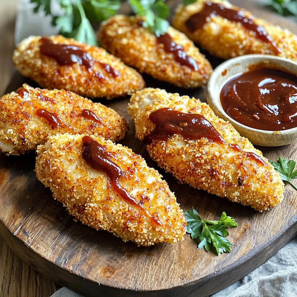 Air Fryer BBQ Chicken Tenders Crispy and Flavorful