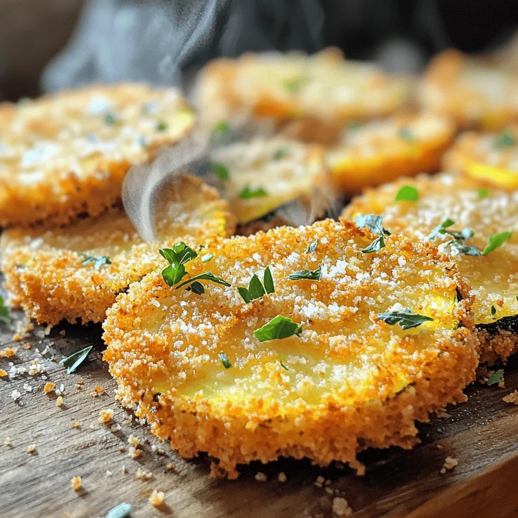 Easy Air Fryer Zucchini Parmesan Crispy and Delicious