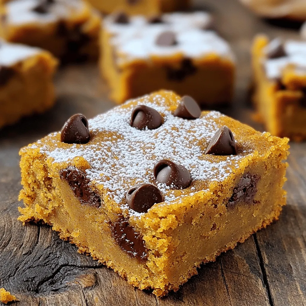 Pumpkin Bars with Cake Mix Easy and Tasty Recipe