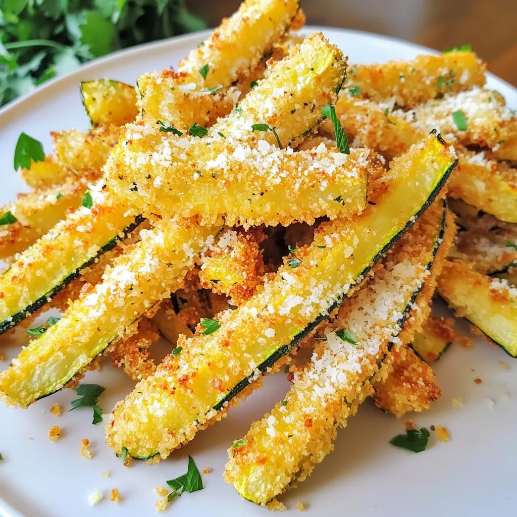 Crispy Parmesan Zucchini Fries Irresistible Snack Treat