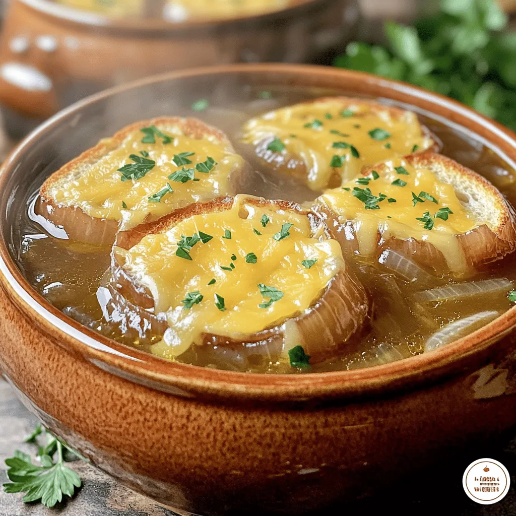 Slow Cooker French Onion Soup with Gruyère Toasts Delight