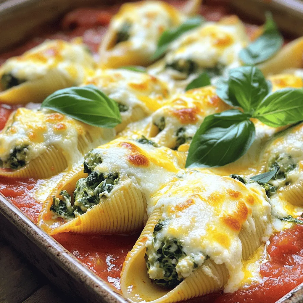Easy Spinach and Ricotta Stuffed Shells Comfort Dish