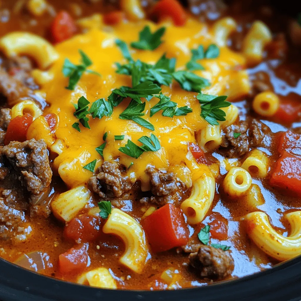 Crock Pot Goulash Savory and Hearty Family Meal