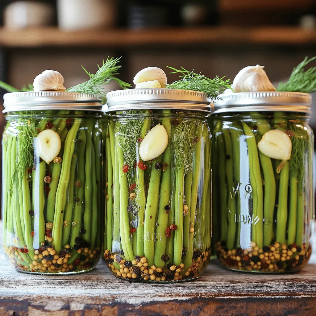 Grandma’s Crispy Garlic Dilly Beans Delightful Recipe
