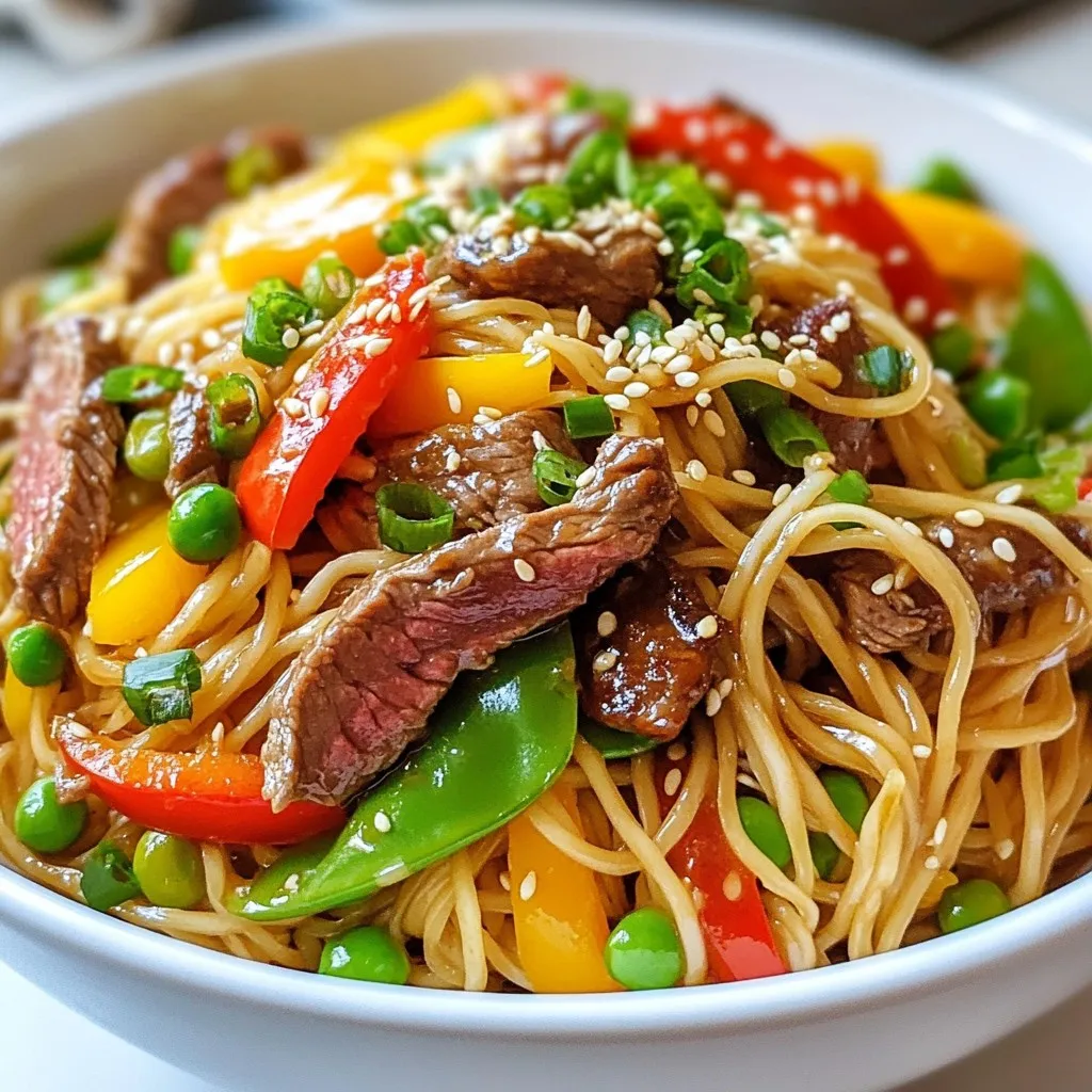 Minute Teriyaki Beef Noodles Quick and Easy Recipe