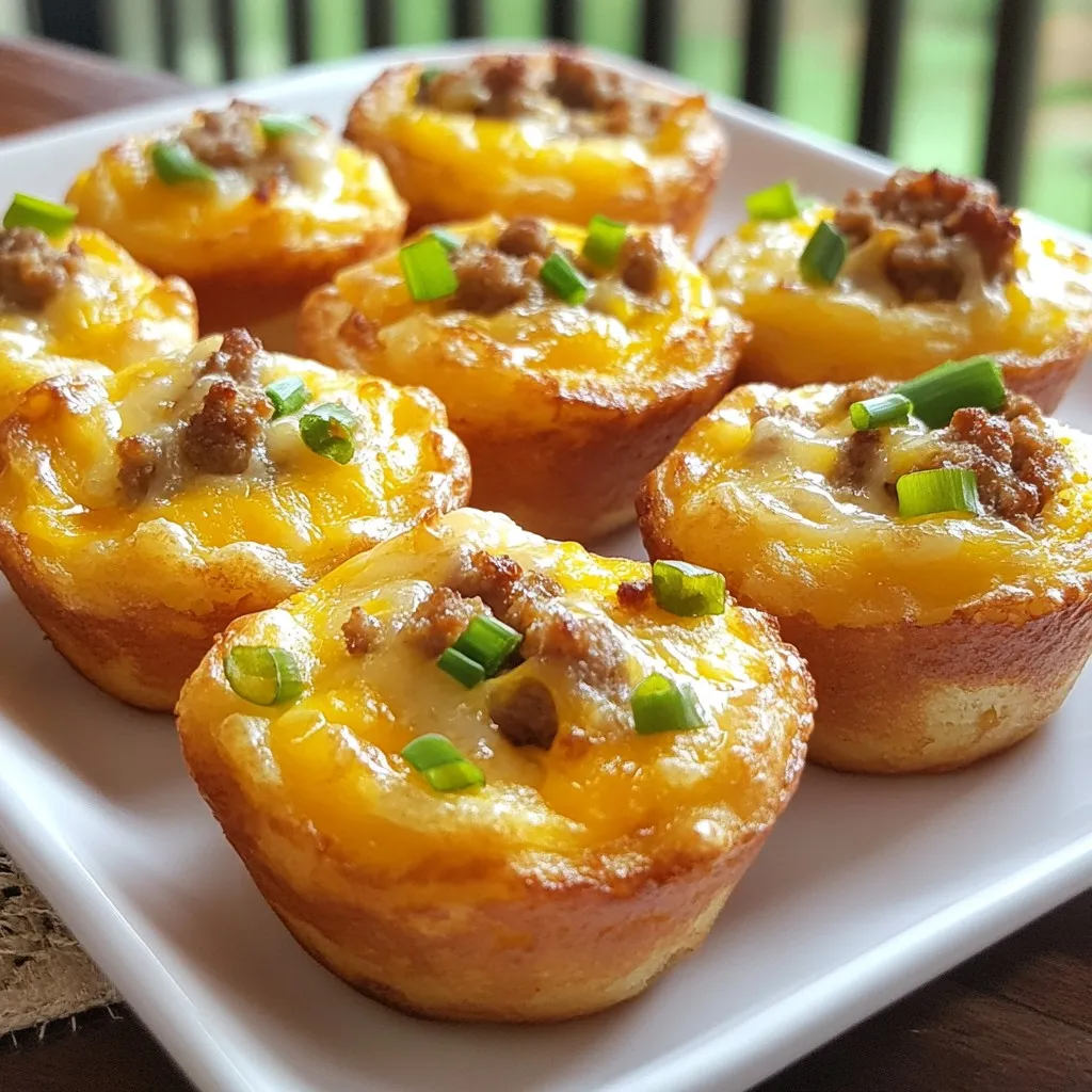 Sausage Pancake Muffins Tasty Breakfast Treats