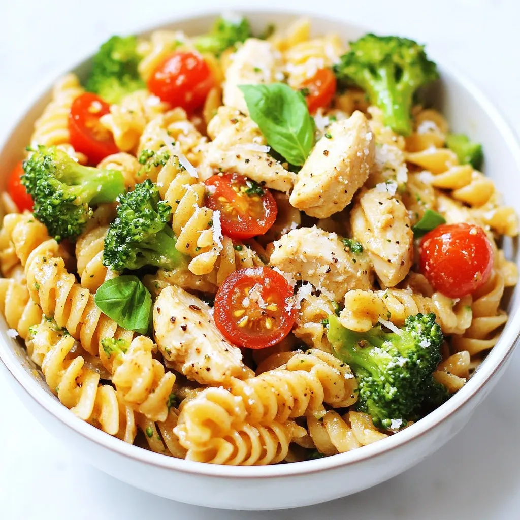 High-Protein Chicken Broccoli Pasta for a Tasty Meal