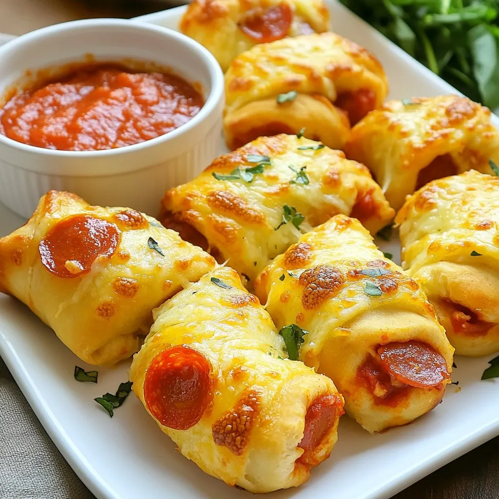 High Protein Pepperoni Pizza Rolls Simple Snack Delight