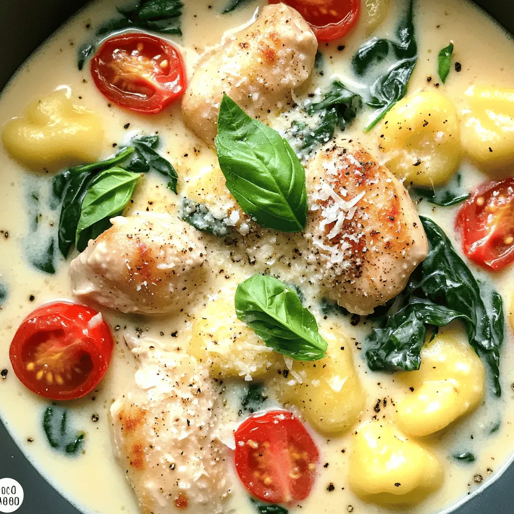 One Pot Tuscan Chicken Gnocchi Flavorful Dinner Delight