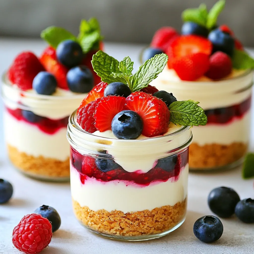 High-Protein Cheesecake Jars Dessert Delight Recipe