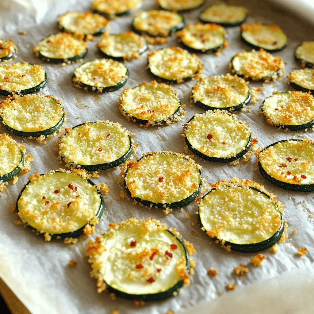 Baked Parmesan Zucchini Chips Crispy and Flavorful Snack