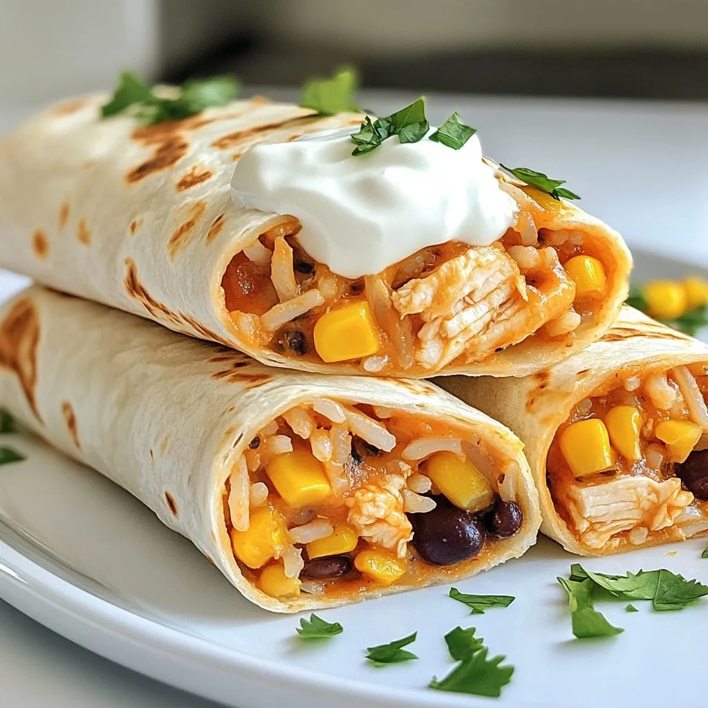 Minute Cheesy Chicken Burritos Flavorful and Easy Meal