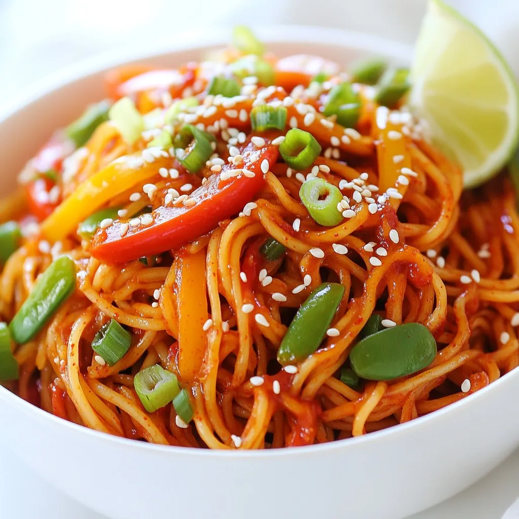 Spicy Gochujang Noodles Flavorful and Simple Recipe