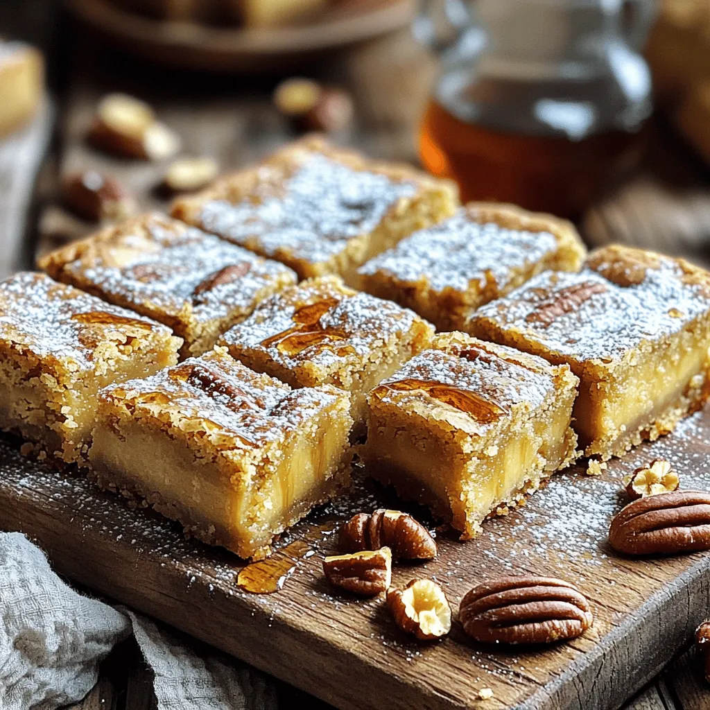 Brown Butter Maple Blondies Irresistible Sweet Treat
