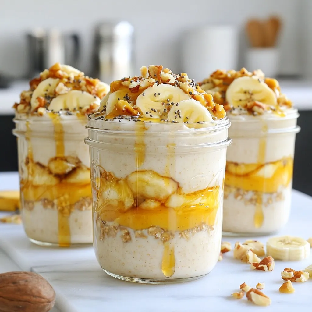 Peanut Butter Banana Overnight Oats Healthy Perfection
