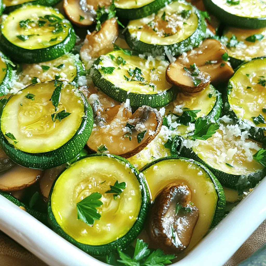 Sautéed Zucchini and Mushrooms Flavorful Veggie Dish