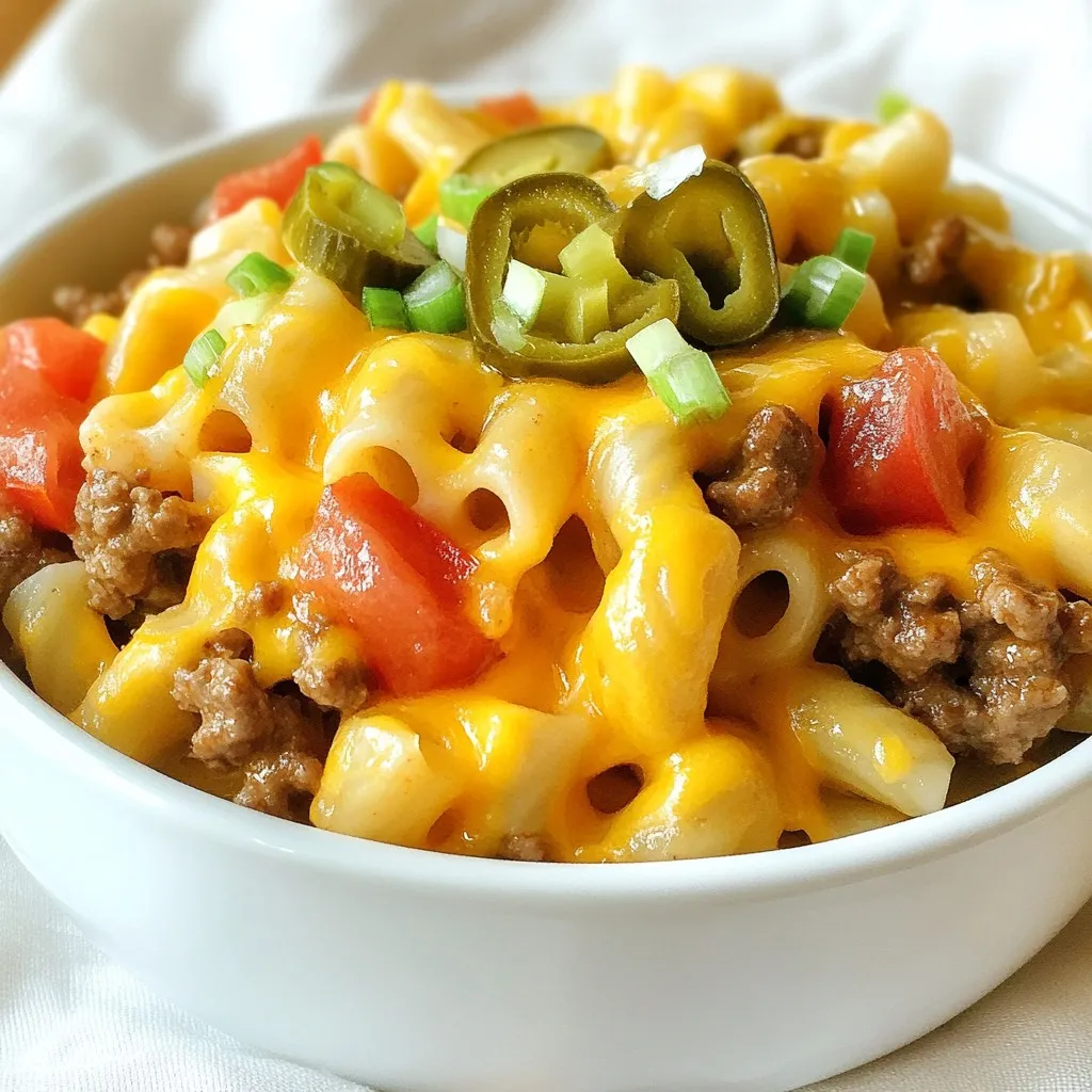 Loaded Cheeseburger Pasta Tasty Comfort Food Delight