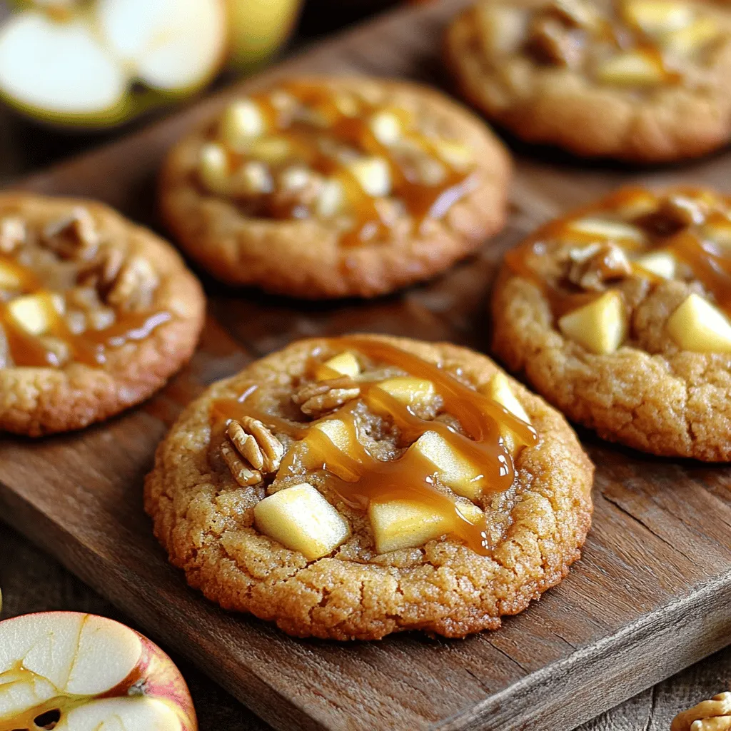Caramel Apple Cookies from Scratch Easy and Delicious