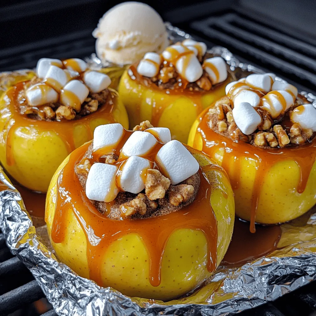 Bloomin&#8217; Grilled Apples Flavorful and Fun Treat
